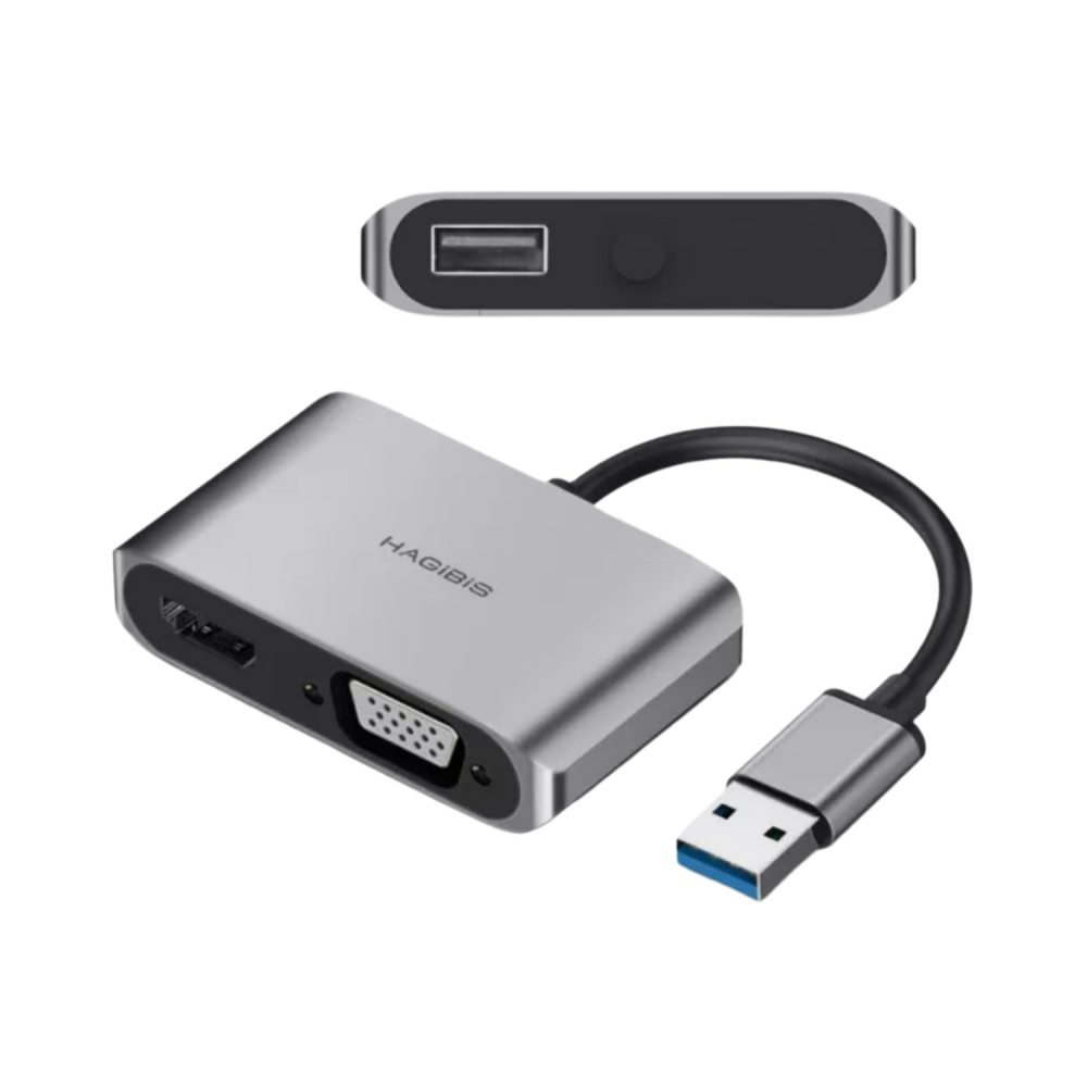 هاجيبس - محول USB-A بمنافذ متعددة