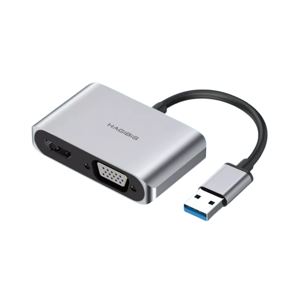 هاجيبس - محول USB-A بمنافذ متعددة