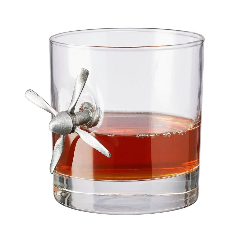 بن شوت - كوب زجاج شفاف يدوي الصنع