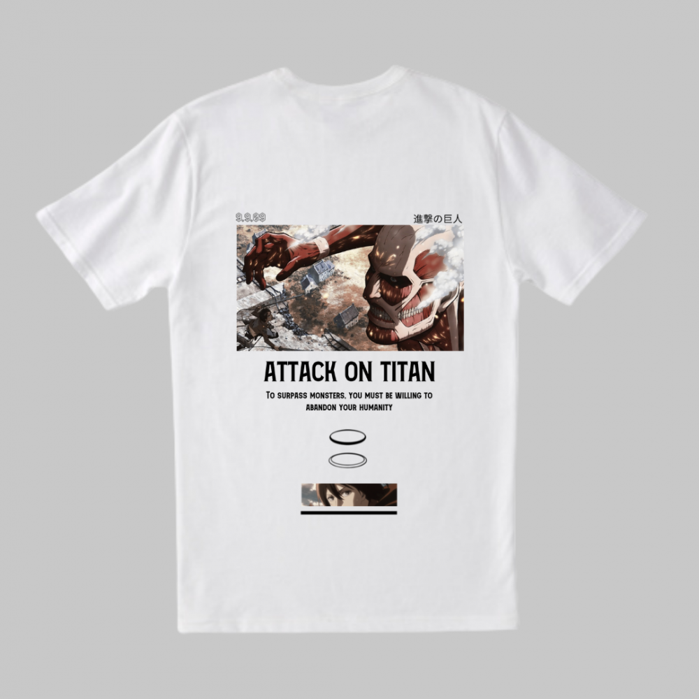 تشيرت attack on titan