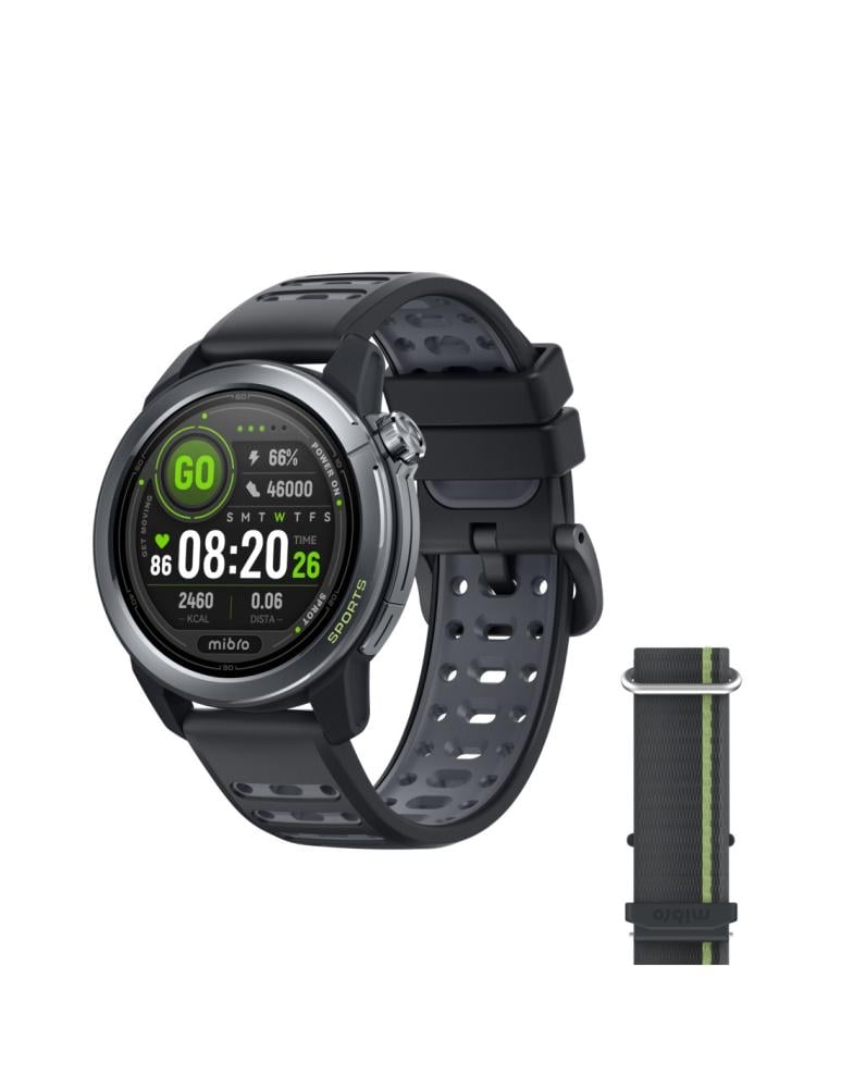 ميبرو ساعة ذكية GS Active 2 - رمادي داكن