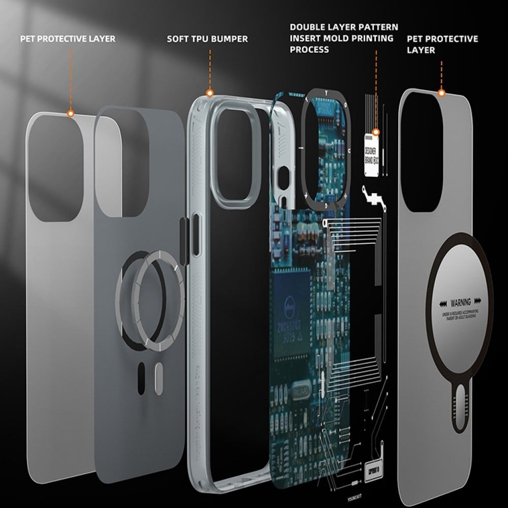 يونغ كيت كفر حماية للايفون 14 - ازرق