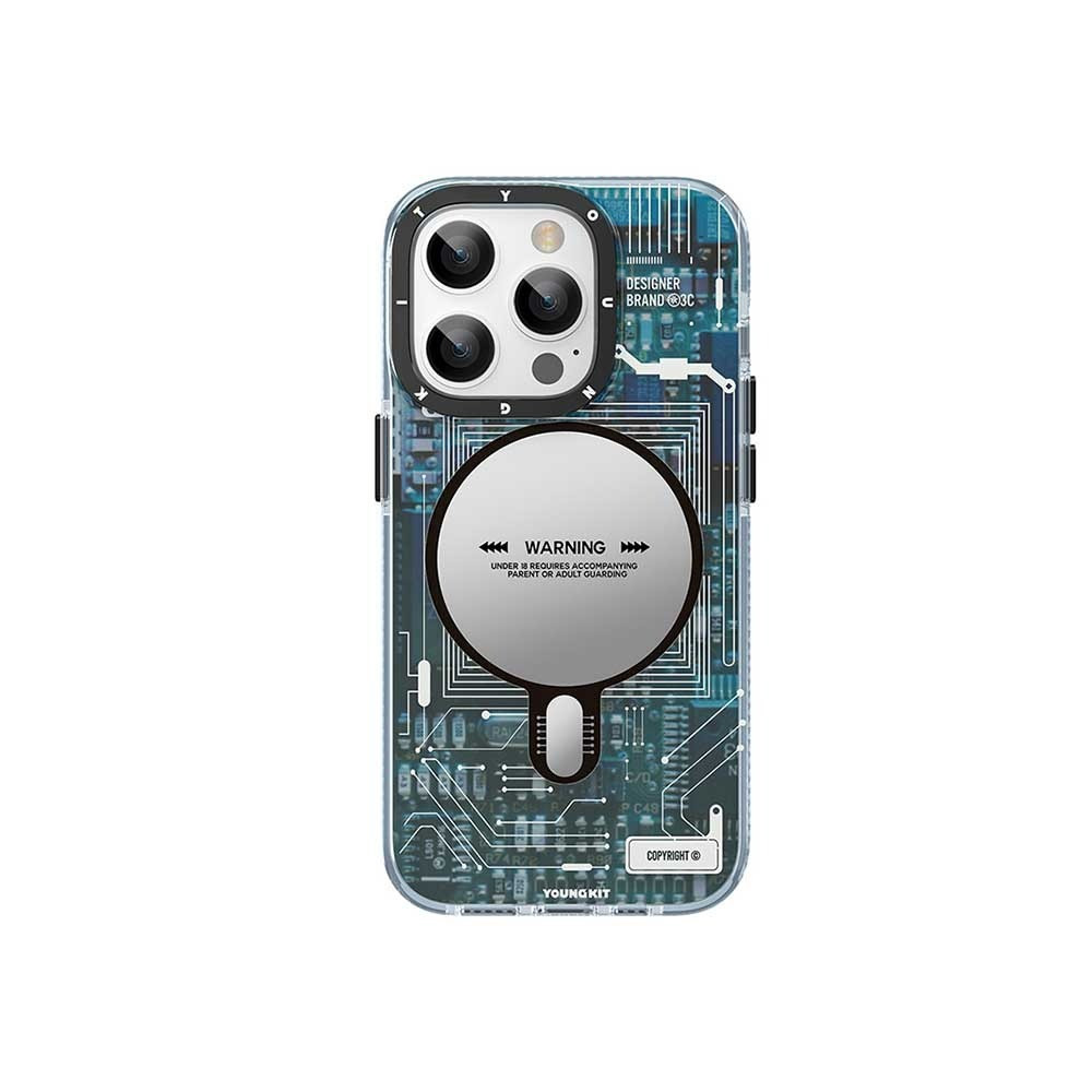 يونغ كيت كفر حماية للايفون 14 - ازرق