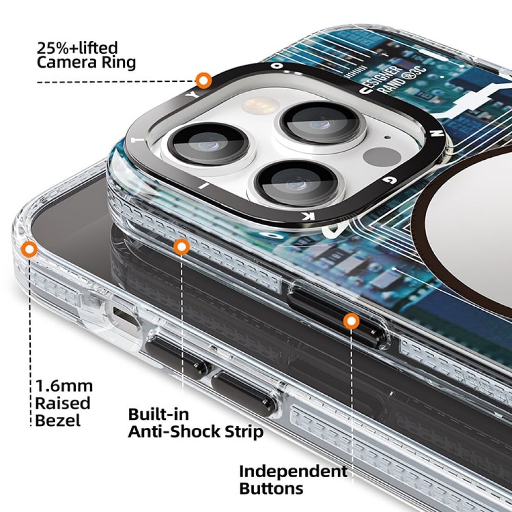 يونغ كيت كفر حماية للايفون 14 - ازرق