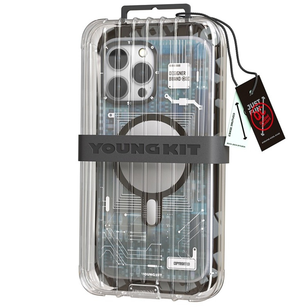 يونغ كيت كفر حماية للايفون 14 - ازرق