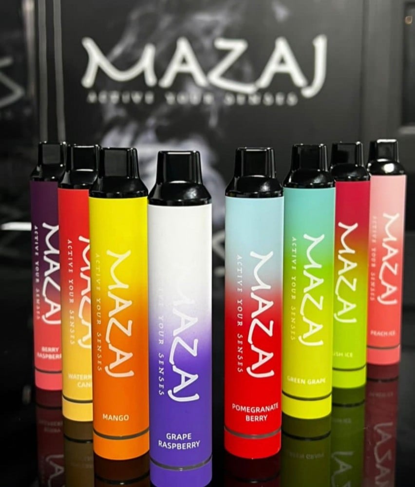 سحبة مزاج 3000 توت بري بارد - MAZAJ TITAN Blueberry Ice - فيب السعودية