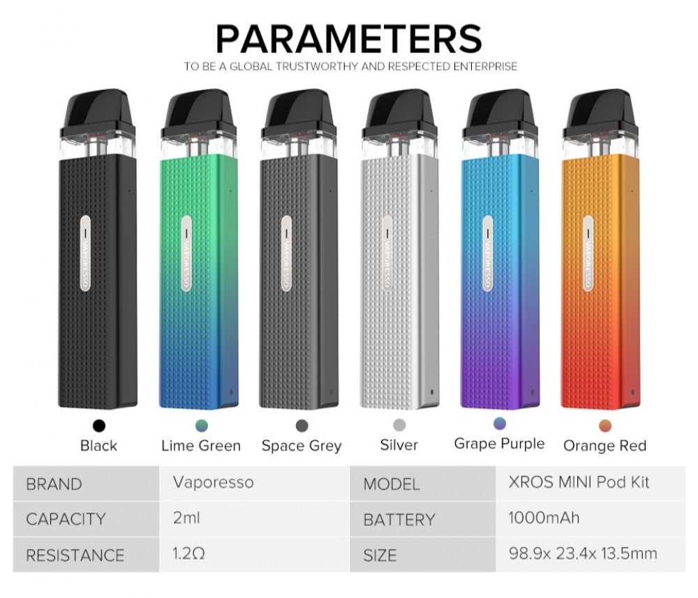 سحبة سيجارة اكس روز ميني - VAPORESSO XROS MINI  - فيب السعودية