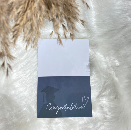 كرت التخرج " ‏congratulations"