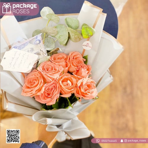 تنسيق باقة ورد