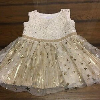 فستان بناتي راقي ماركة تشلدرن بليس مقاس 6-9 أشهر