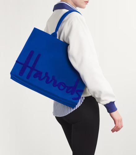 كيس كبير ازرق هارودز Harrods