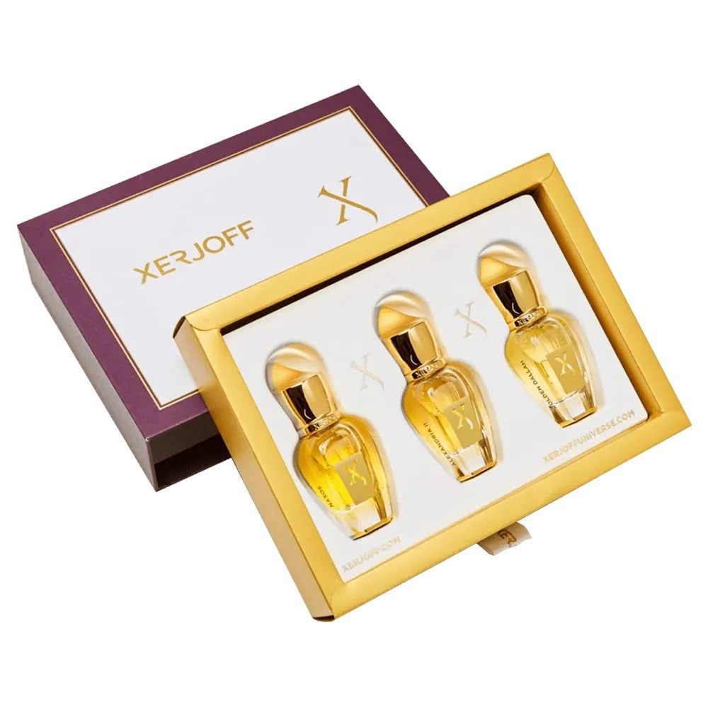 مجموعة عطور  XERJOFF| DISCOVERY SET 3X15 ML  NAXOS, ALEXANDRIA II, GOLDEN DALLAH  زرجوف