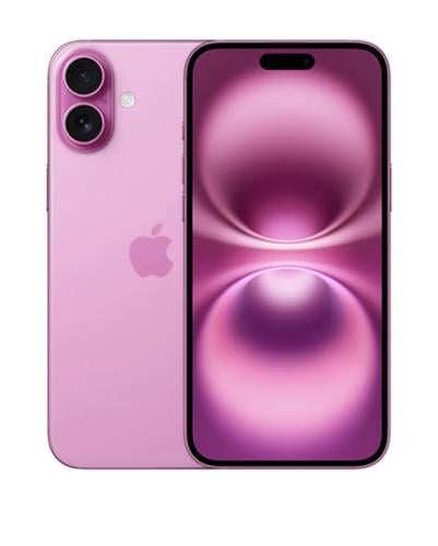 IPHONE 16 128 GB PINKايفون 16 ذاكره 128 وردي