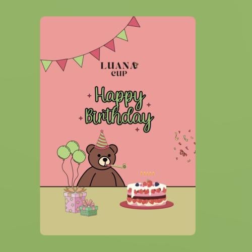 بطاقة happy birthday