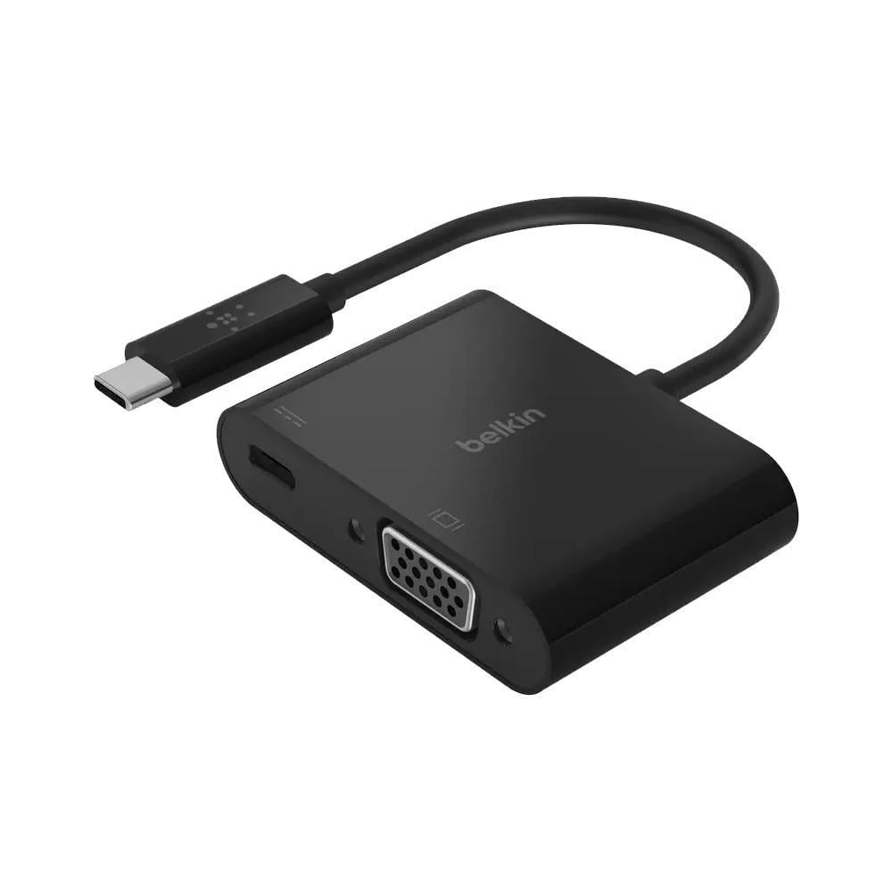 بيلكن - وصلة بروجكتر USB-C إلى VGA ومحول الشحن