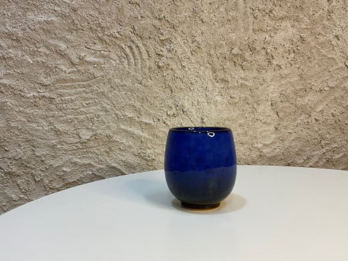 كوب سراميك 150 مل ازرق داكن.