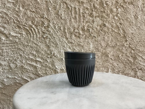كوب هسكي 6oz رصاصي