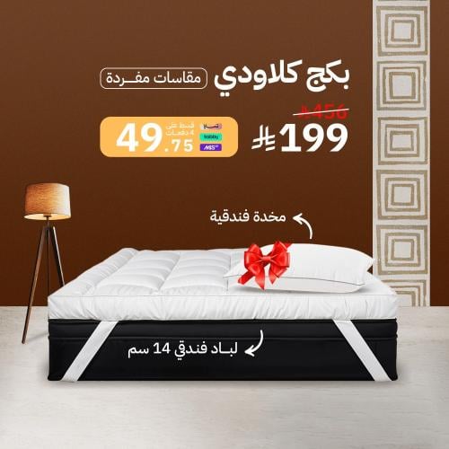 بكج كلاودي | لباد + مخدة