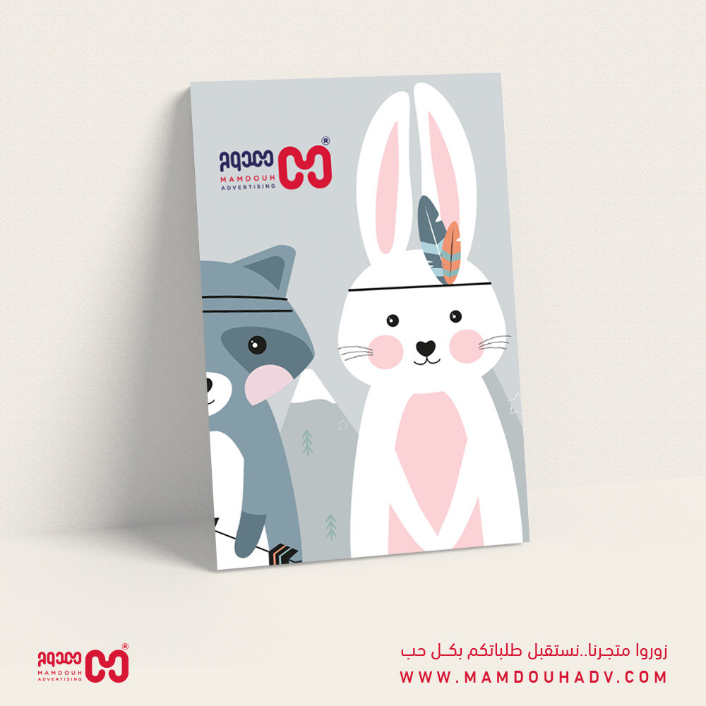 ستيكر على فلين مقاس 50×50سم
