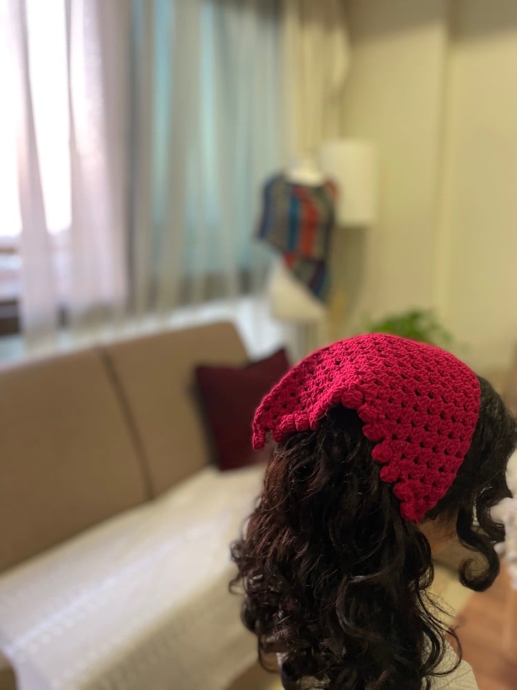 بندانة كروشيه-Yarn art khawla