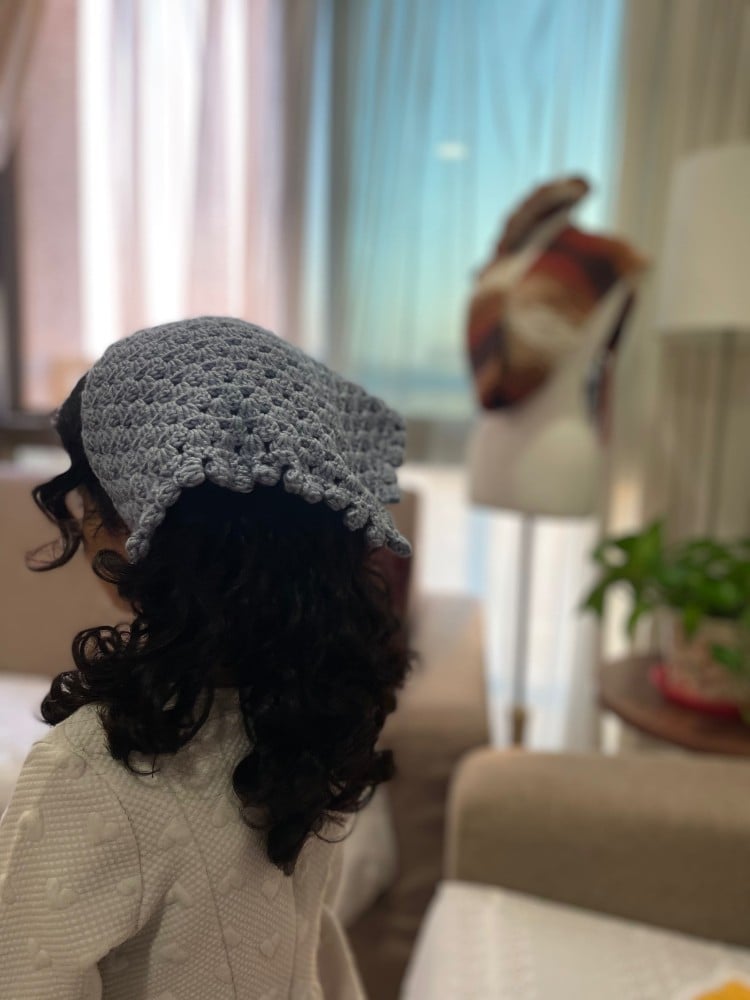 بندانة كروشيه-Yarn art khawla