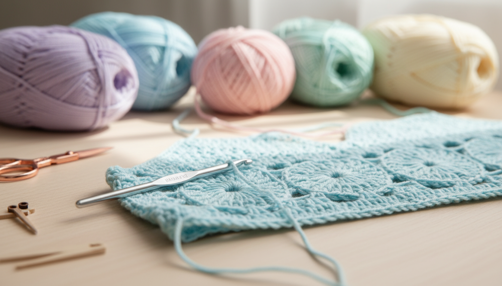 أفضل أنواع خيوط الكروشيه واستخدامات كل نوع