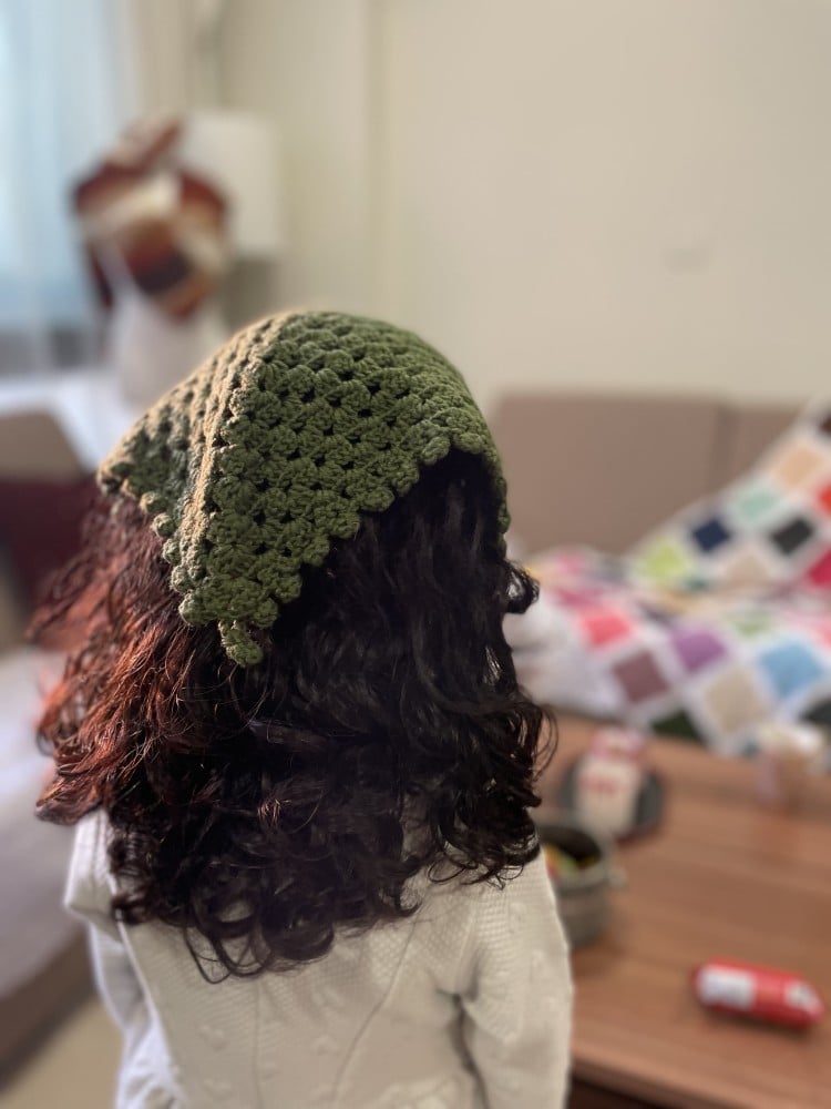 بندانة كروشيه-Yarn art khawla