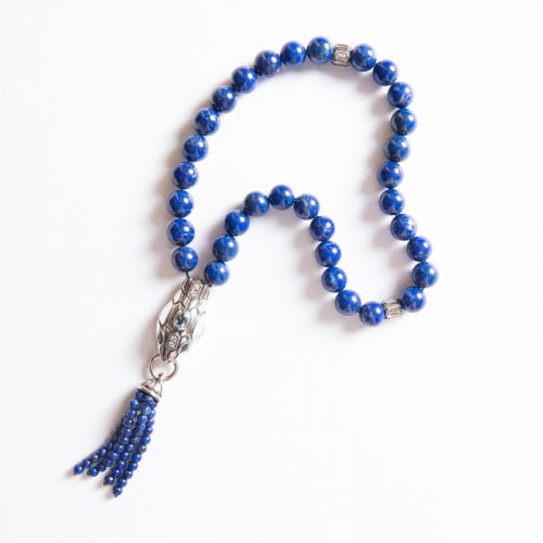 سبحة حجر لابيس لازولي  - توباز اصدار محدود