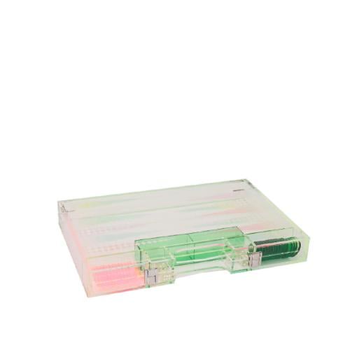 Sunny Life Ombre Lucite Backgammon -Sherbert