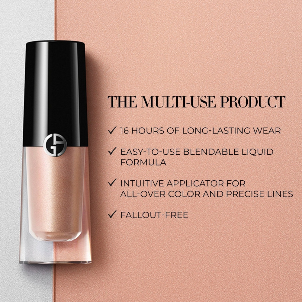 Armani Eye Tint Liquid Eyeshadow Metallic Finish Levirgo beauty