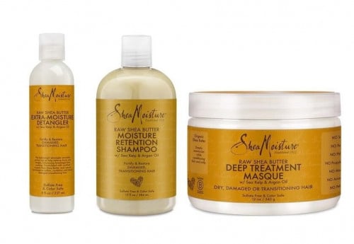 Shea Moisture Raw Shea Butter Treatment Bundle | م...