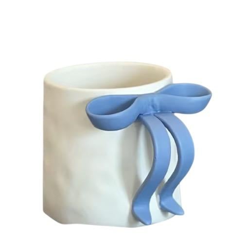 Bow Handle Creative Ceramic Mug- 500ml