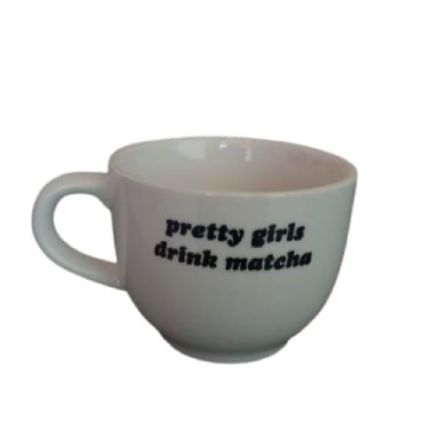 New aesthetic handmade ceramic mug with saucer 250...