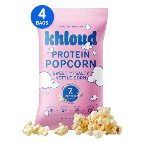 khloud Sweet & Salty Kettle Corn Protein Popcorn -...
