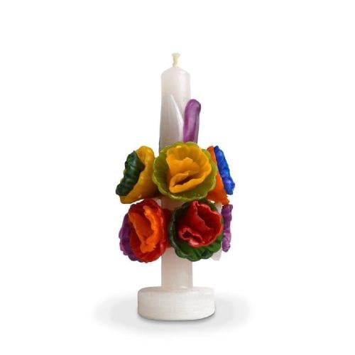 Chefanie Mini Multicolored Flower Candle