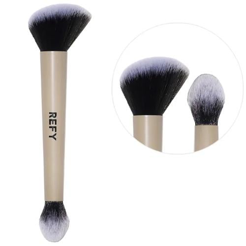 Refy Dual Ended Complexion Brush| فرشاة البشرة ذات...