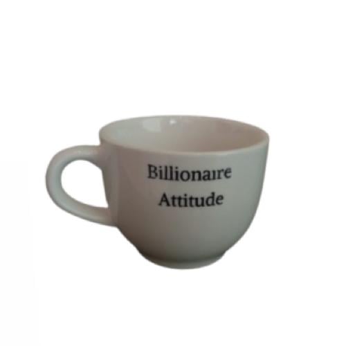 New aesthetic handmade ceramic mug with saucer 250...
