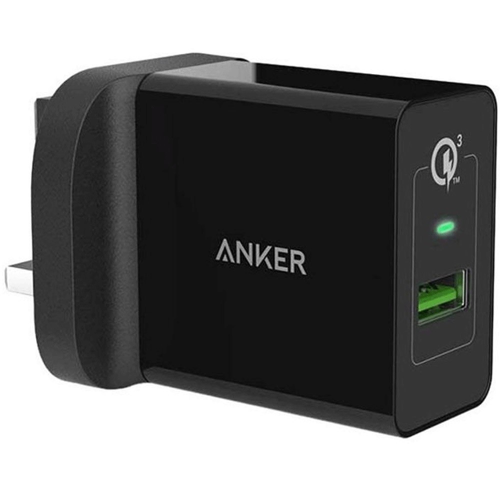 شاحن جداري بمنفذ USB بقوة 18 واط من انكر