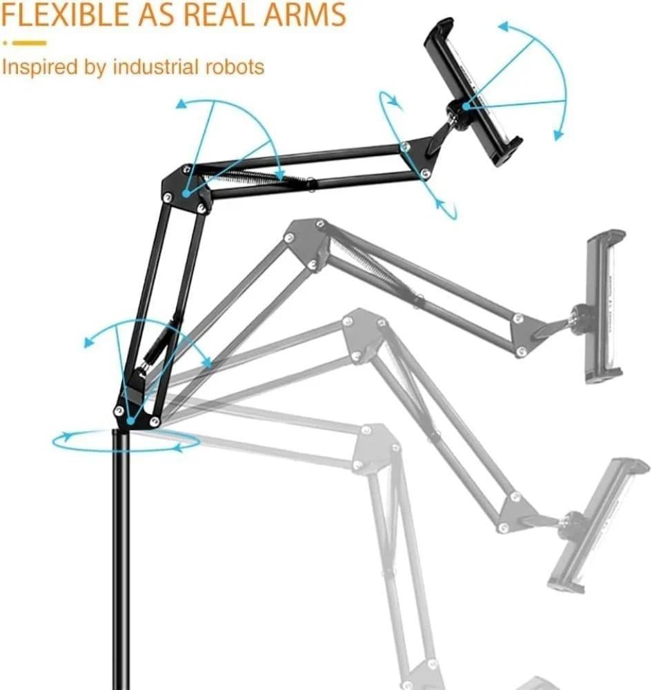حامل جوال وتابلت ADMOS AM-324 – ستاند مكتبي بزاوية دوران 360°