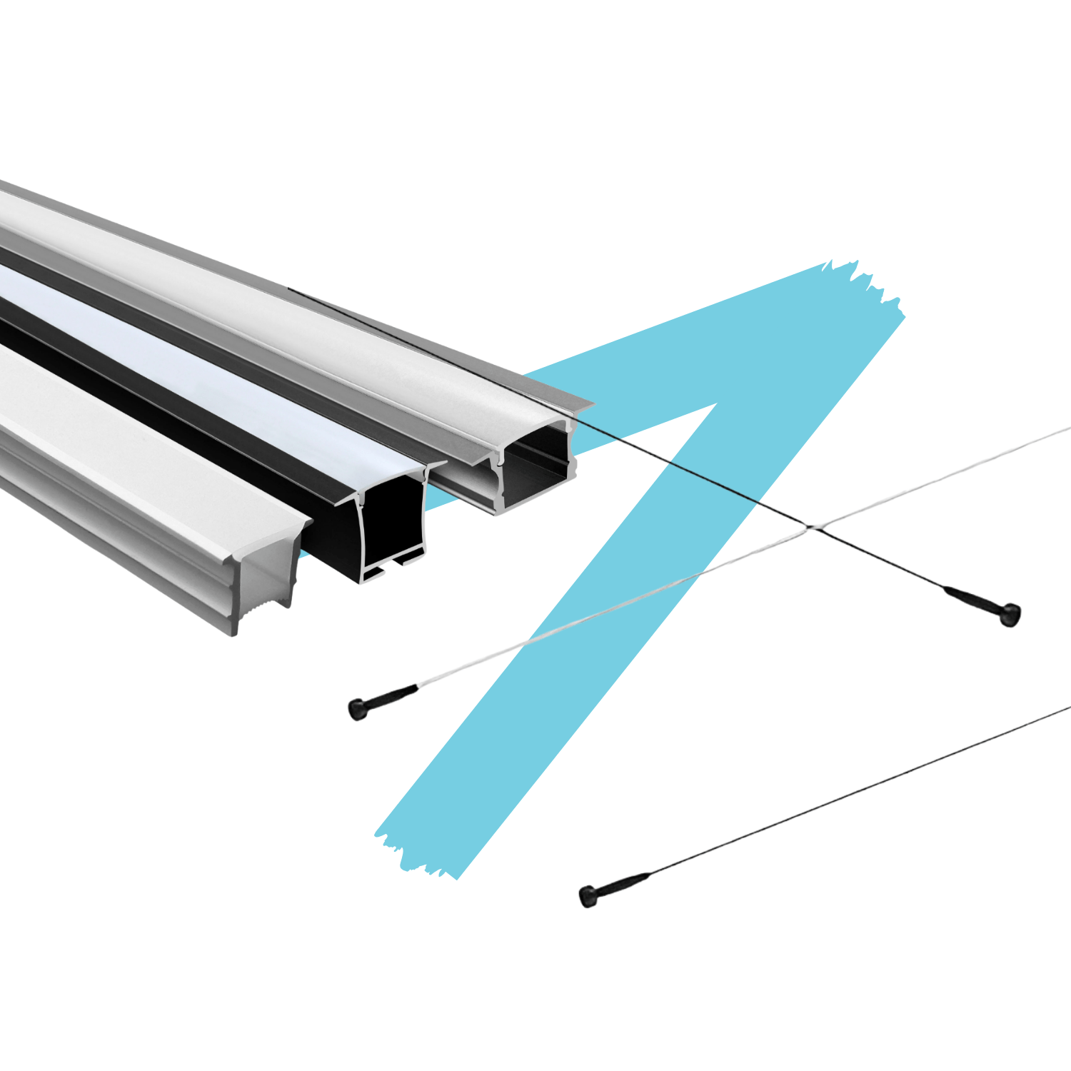 مسار المنيوم (بروفايل) و سكاي لاين