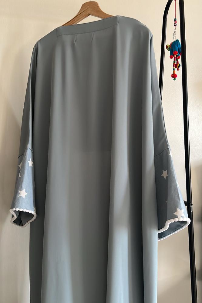 Sky blue abaya