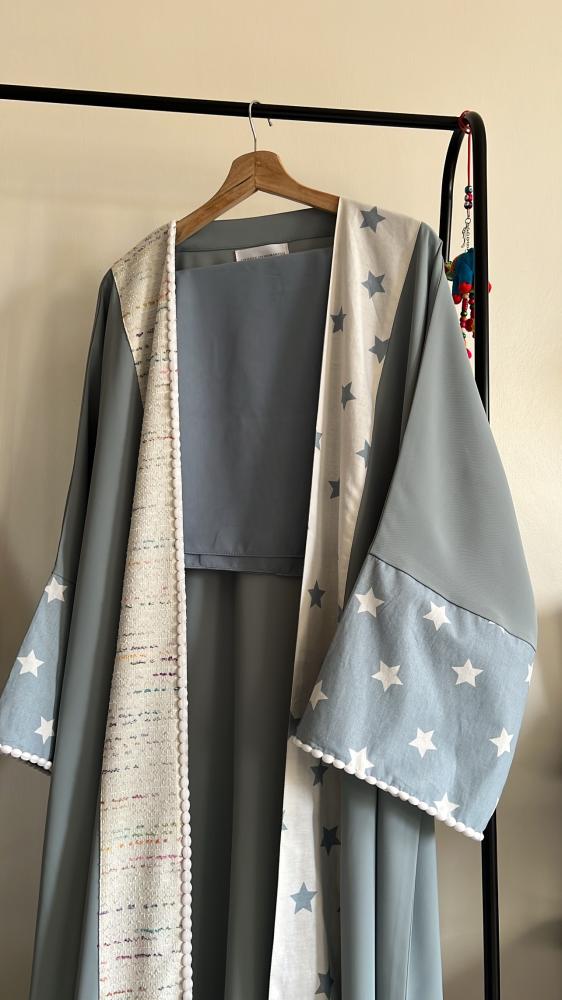 Sky blue abaya