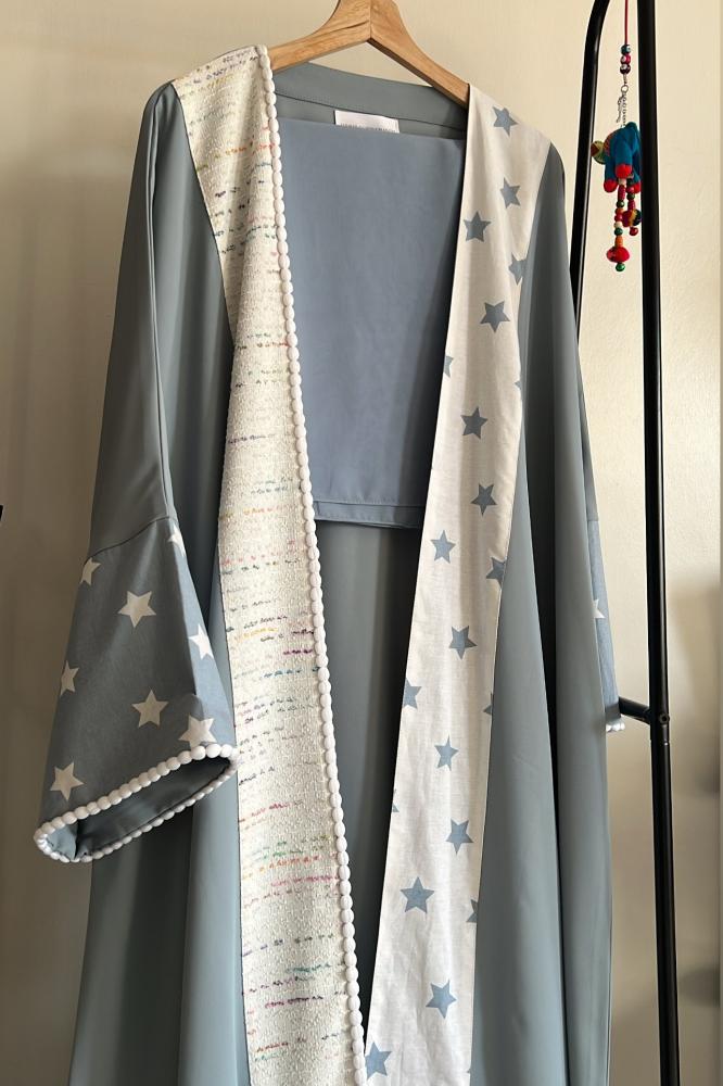 Sky blue abaya