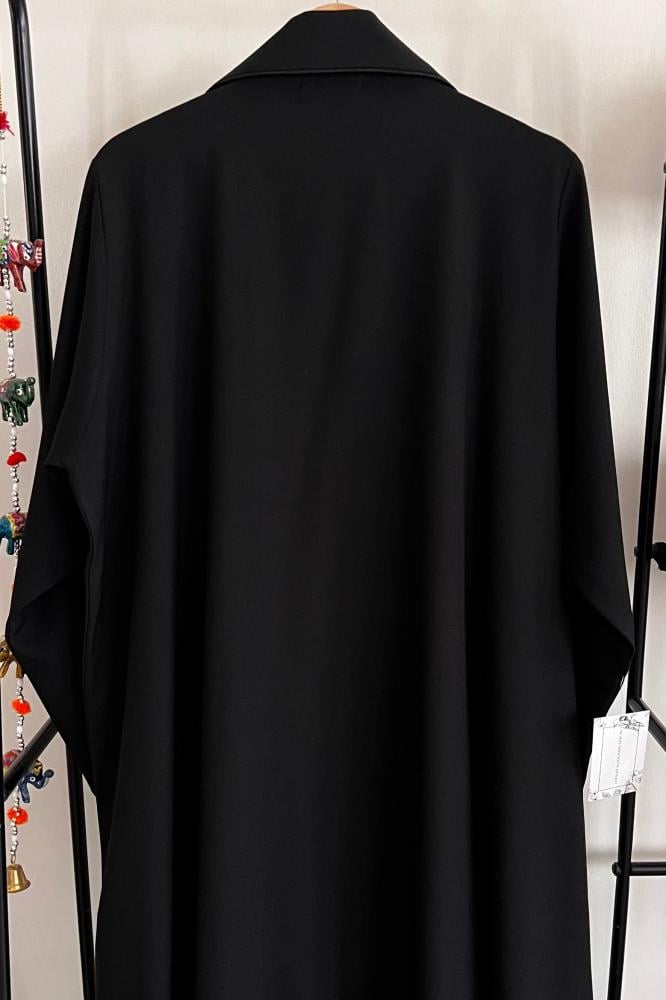 Black blazer abaya