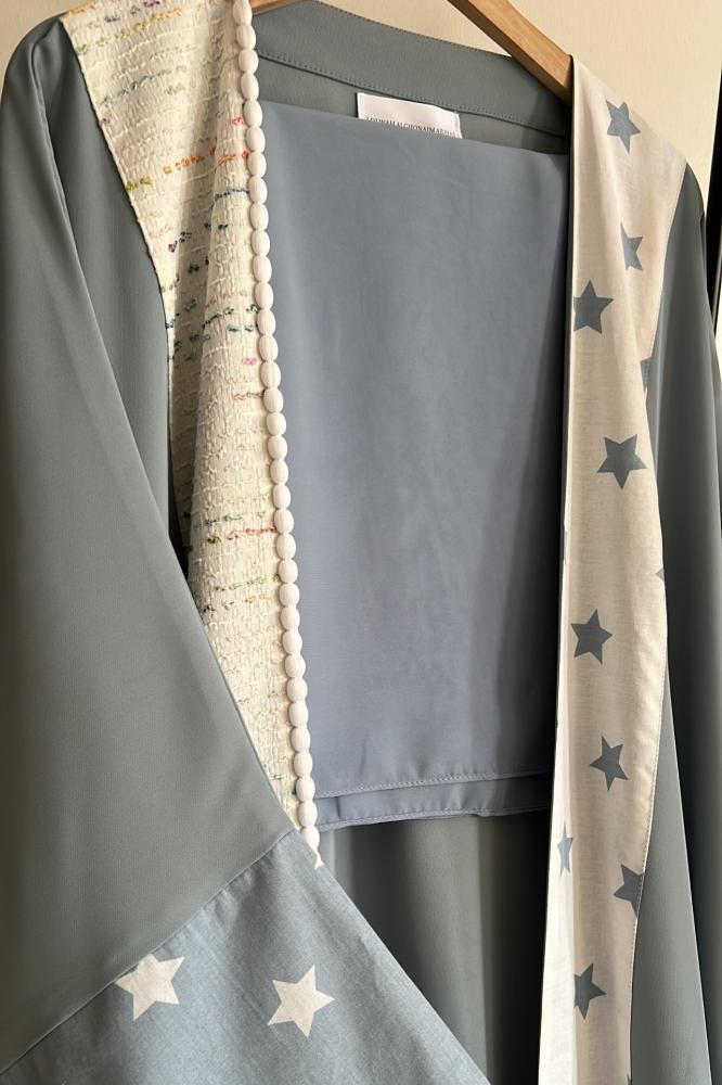 Sky blue abaya