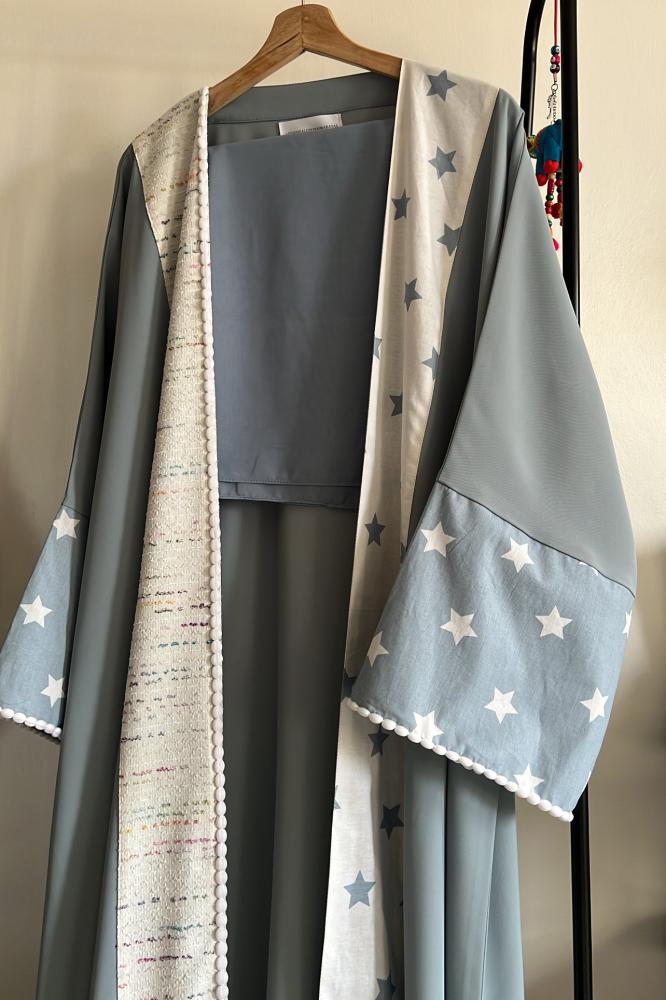 Sky blue abaya