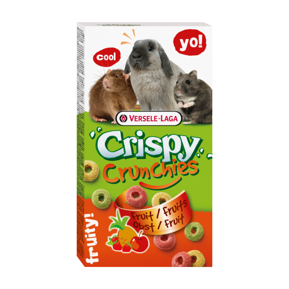 Versal Laga Crispy Crunchies complementary food rings for Guinea Pig rabbits hamsters and rodents 75 gm ANIMAL HOMELAND STORE