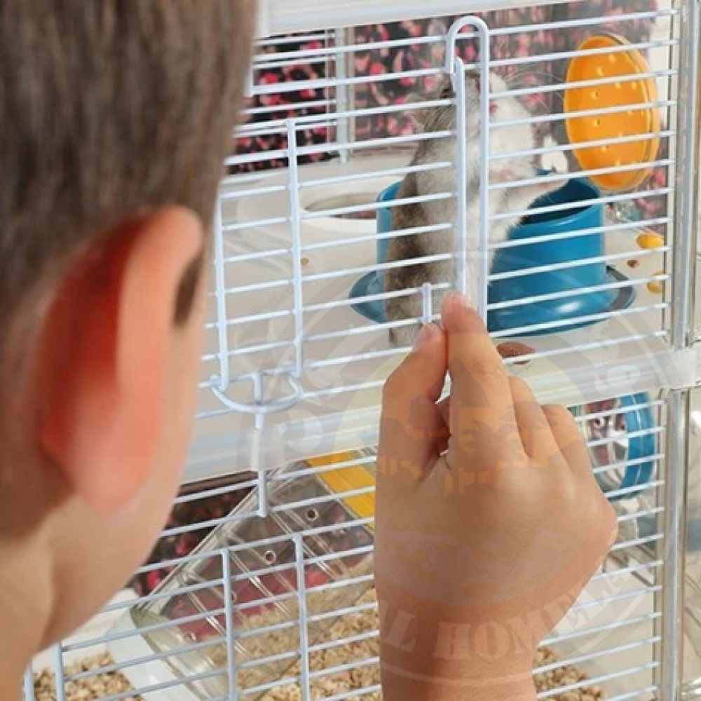 Zolux Rody cage for hamsters and rodents, three floors (Multi