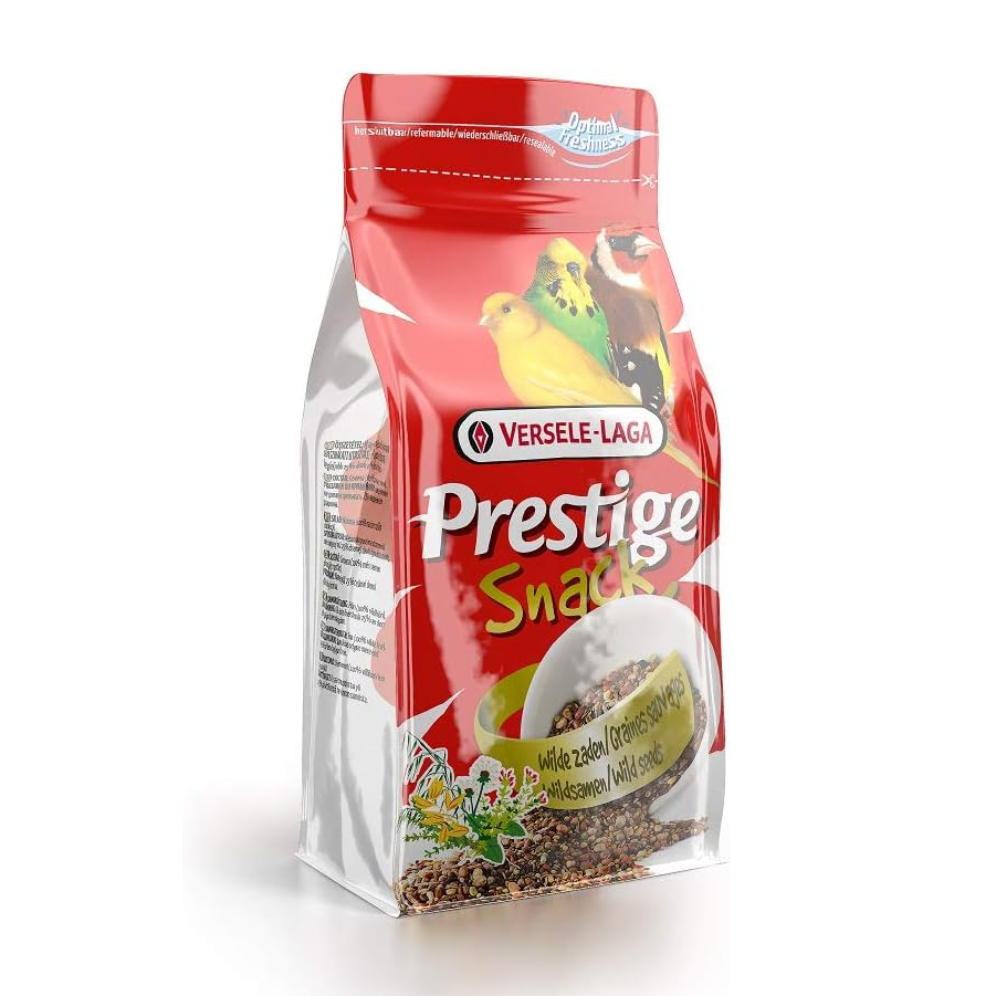 فيرسل لاقا بريستيج سناك الحبوب والبذور البرية والأعشاب للطيور الصغيرة