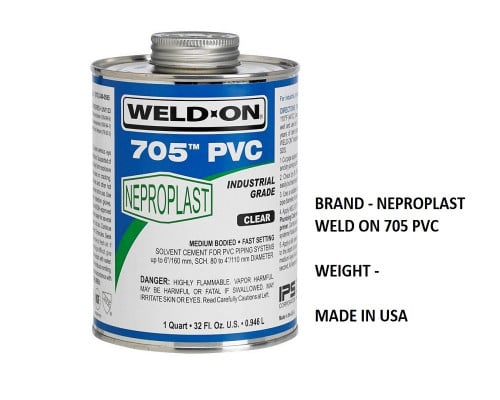 غراء كهرباء 1 كيلو 705 - Weld on 705 PVC glue 0.94...